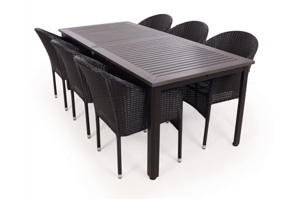 nydala-andrea-havemobelsaet-m6-stole-90x200280-mork-grasort