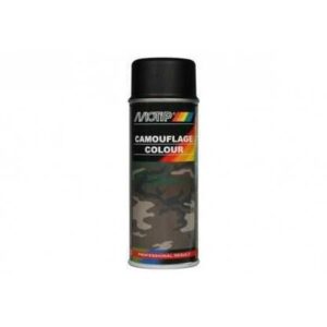 Motip Camouflage Spray Ral 9021 Sort