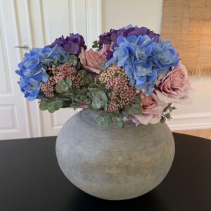 Kunstig blomsterbuket - Muted Lavender