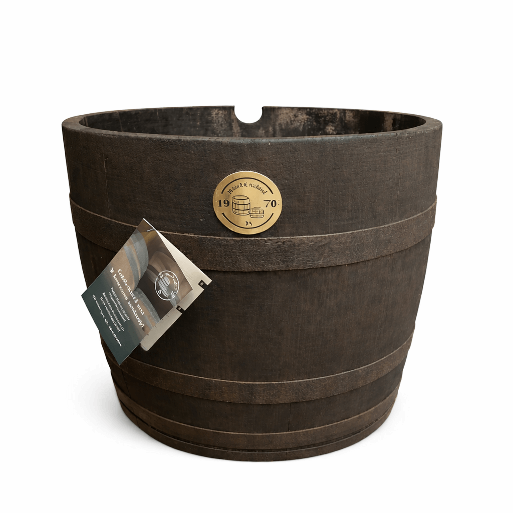 Halv whiskytønde 95 liter (Black Edition)