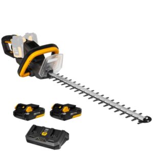 Texas A/S HTX2020 (2x20V) m/2 batterier og dobbelt hurtiglader Hækkeklipper