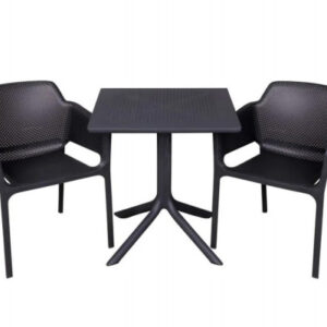 Nardi Clip Net Cafesæt 70x70 - Antracit