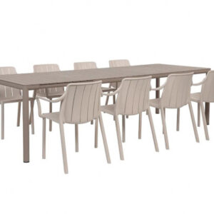 Nardi Tevere Tiberina Havemøbelsæt 275 - Latte/Sand