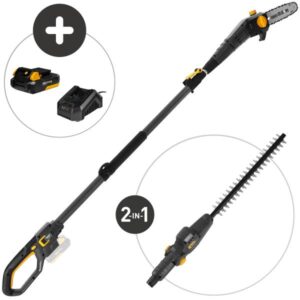 Texas A/S PHX/PCX2000 2-i-1 (20V) m/batteri+lader Hækkeklipper
