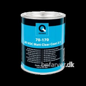 Q 2K VOC Matt Clear Coat 1ltr