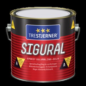 SIGURAL 2K Epoxy Gulvmaling 0,28 L B-KOMP HÆRDER UDEN FARVE
