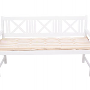 Aston Bænkhynde - 3 pers. Beige-Hvid stribet