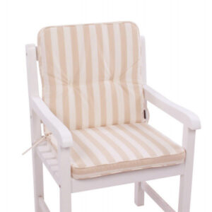 Aston Lav Ryg Beige-Hvid stribet