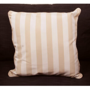 Aston Pyntepude Beige-Hvid stribet
