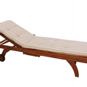 Aston Solvognshynde Beige-Hvid stribet