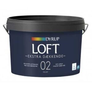 Dyrup Loft Ekstra Dækkende 02 Hvid 2,25 L