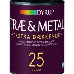 Dyrup Træ & Metal Ekstra Dækkende GL. 25 0,75 L s0502-y