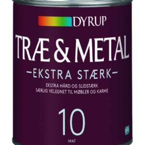 Dyrup Træ & Metal Ekstra Stærk tonebar 1 L 10 Mat