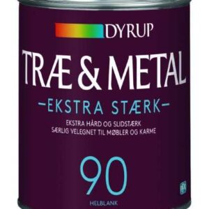 Dyrup Træ & Metal Ekstra Stærk Hvid  1 L 90 Blank