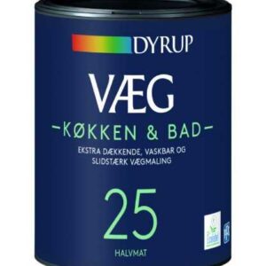 Dyrup Væg Køkken & Bad Gl. 25 Hvid  0,75 L