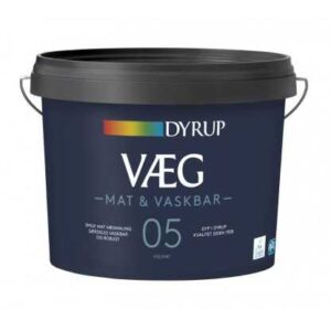 Dyrup Væg Mat & Vaskbar 05 Hvid 4,5 L