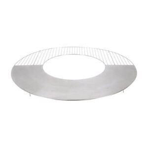 Stegeplade og grillrist til bålfad Ø80 cm.