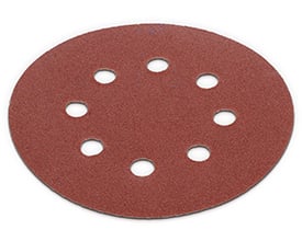 Velcro sandpapir Ø 125 mm - korn 80