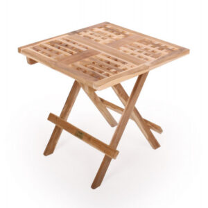 Teak Klapbord firkantet