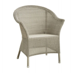 Cane-line Lansing stol m/armlæn - Taupe