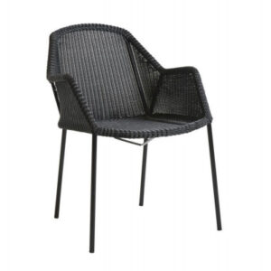 Cane-line Breeze Stabelstol m/armlæn - Black