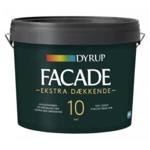 Dyrup Facade Ekstra Dækkende 10 Hvid  4,5 L