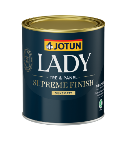 Jotun Lady Supreme Finish Silkemat 15 Hvid 2,7 L SILKEMAT 15