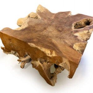 Rodbord - 80x80 cm - Teak